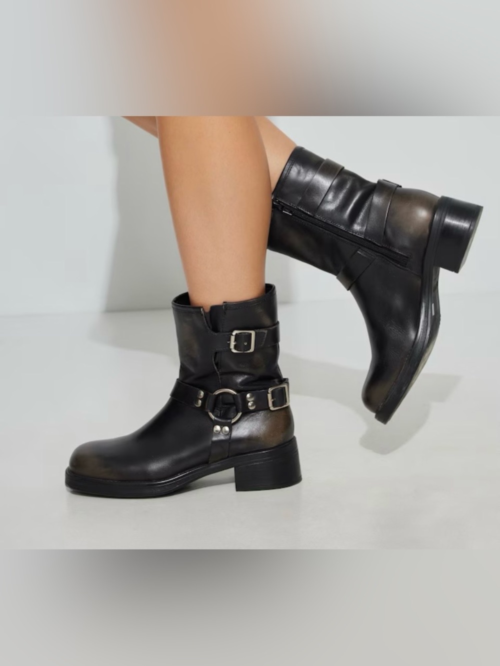 STEVE MADDEN Brixton Block Heel Booties